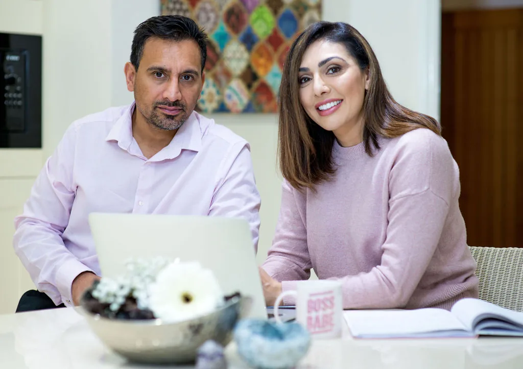 Surinder Ahitan and Manroop Ahitan, co-founders of CoLaz and Resoclinx, photographed by Karen Roswell.